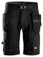 6904 FlexiWork Werkshort met Holsterzakken Zwart