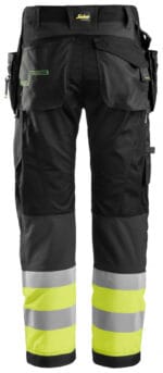 6931 High-Vis Werkbroek +HP Klasse 1 Zwart/Geel