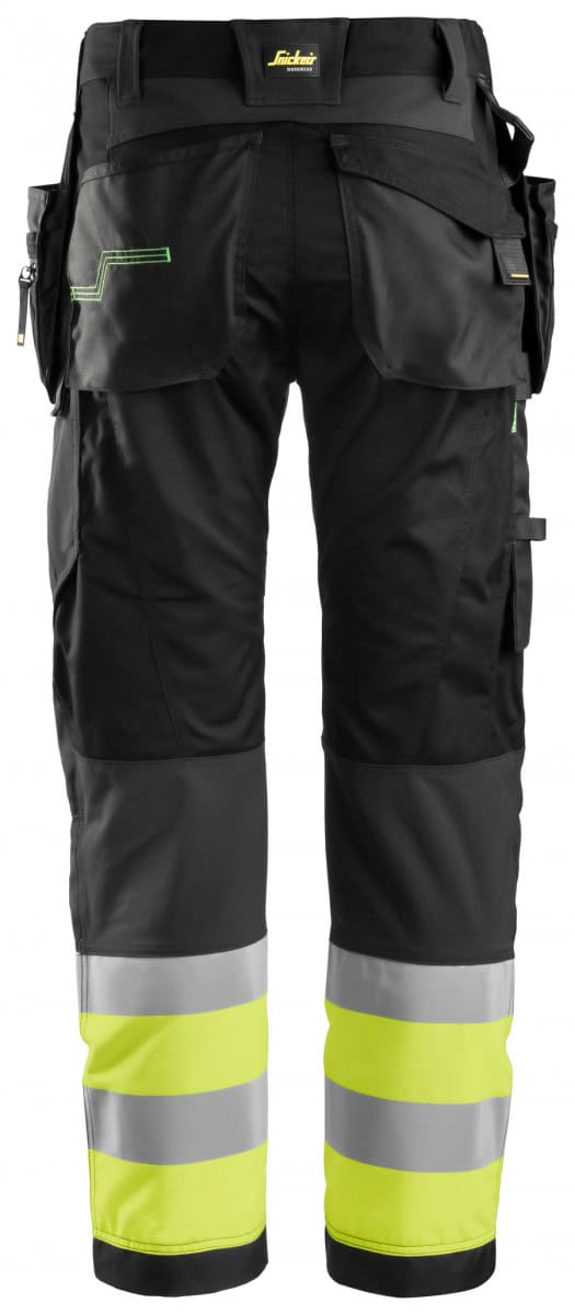 6931 High-Vis Werkbroek +HP Klasse 1 Zwart/Geel