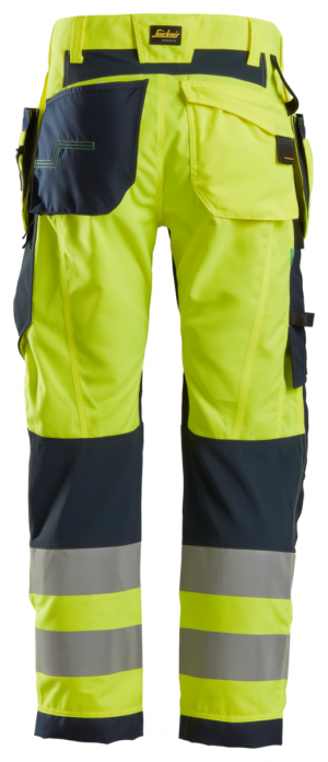 6932 High-Vis Werkbroek +HP Klasse 2 Geel/Navy