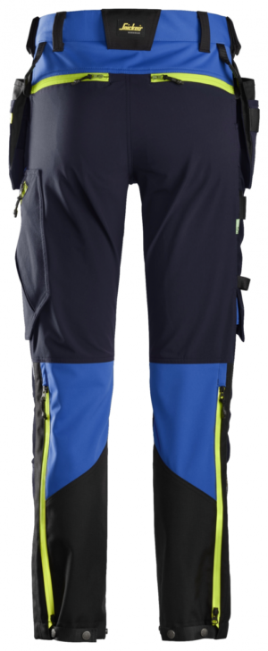 6940 Softshell Stretch Werkbroek met Holsterzakken Blauw