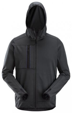 8058 Allround Fleece Hoodie Staal Grijs