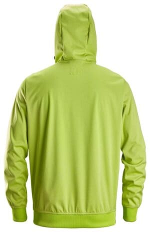 8400 Windblocker Stretch Hoodie met Halve Rits Limoen