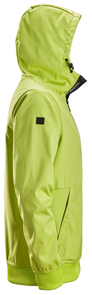 8400 Windblocker Stretch Hoodie met Halve Rits Limoen