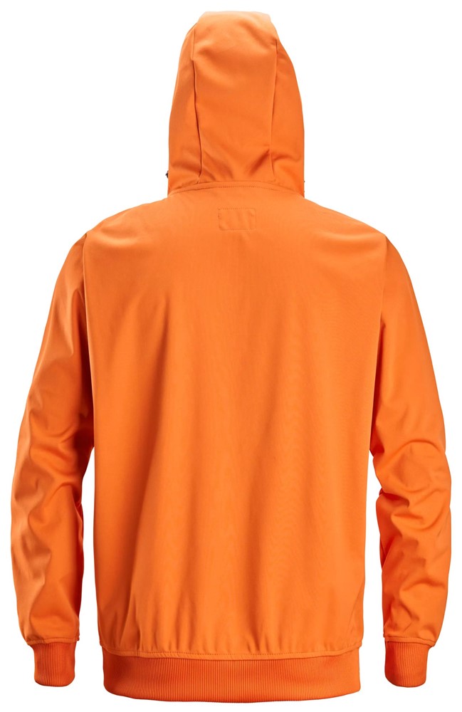 8400 Windblocker Stretch Hoodie met Halve Rits Oranje