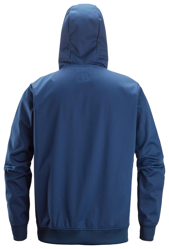 8400 Windblocker Stretch Hoodie met Halve Rits Diep Blauw