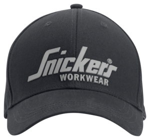 9041 Snickers Logo Cap Zwart