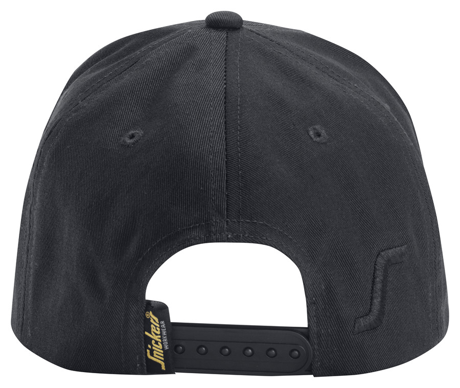 9041 Snickers Logo Cap Zwart