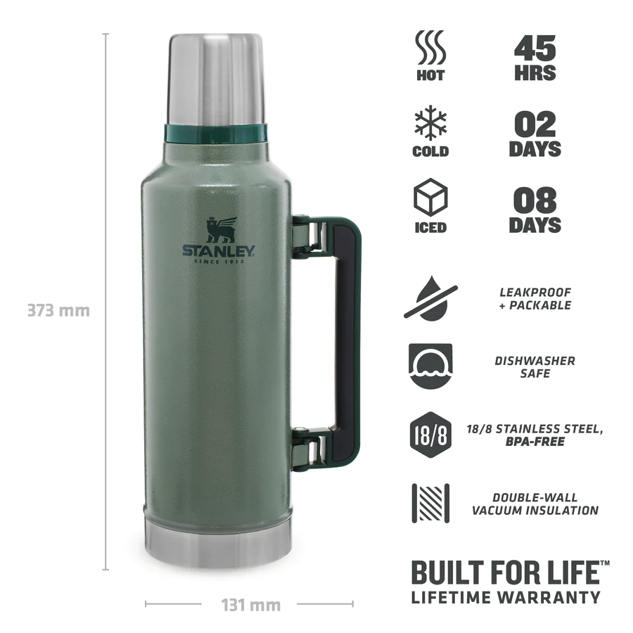 Legendary Classic Bottle Thermos 1,9L Groen