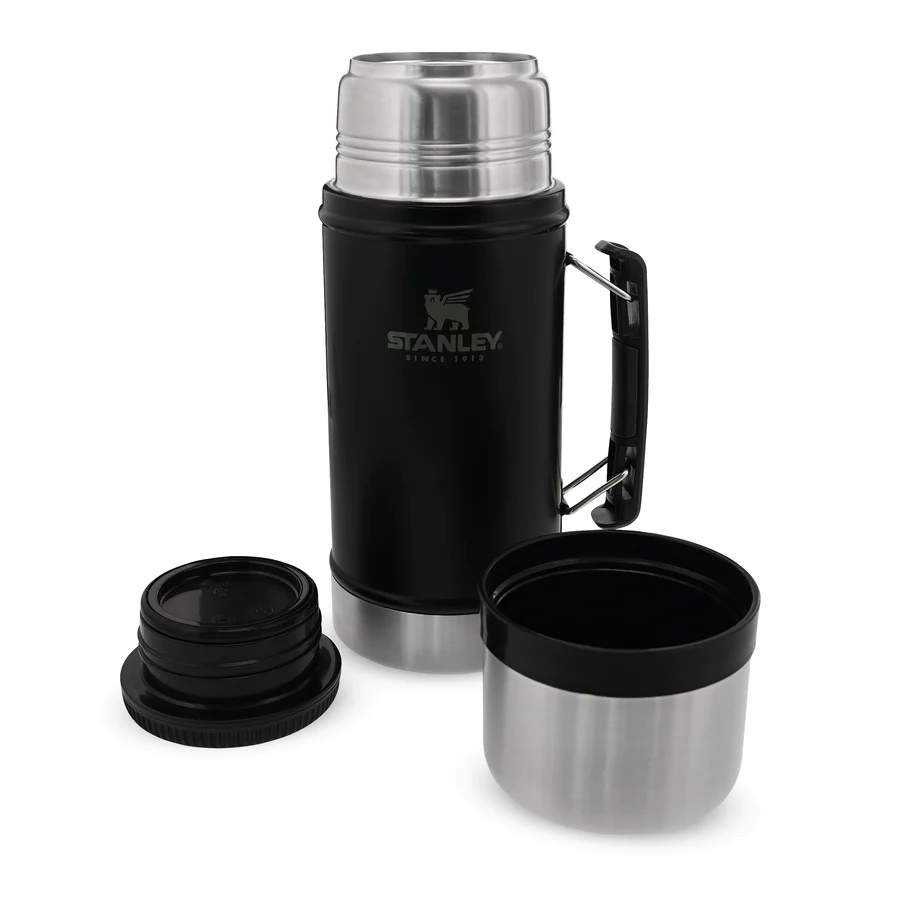 Legendary Classic Food Jar Thermos 0,94L Mat Zwart