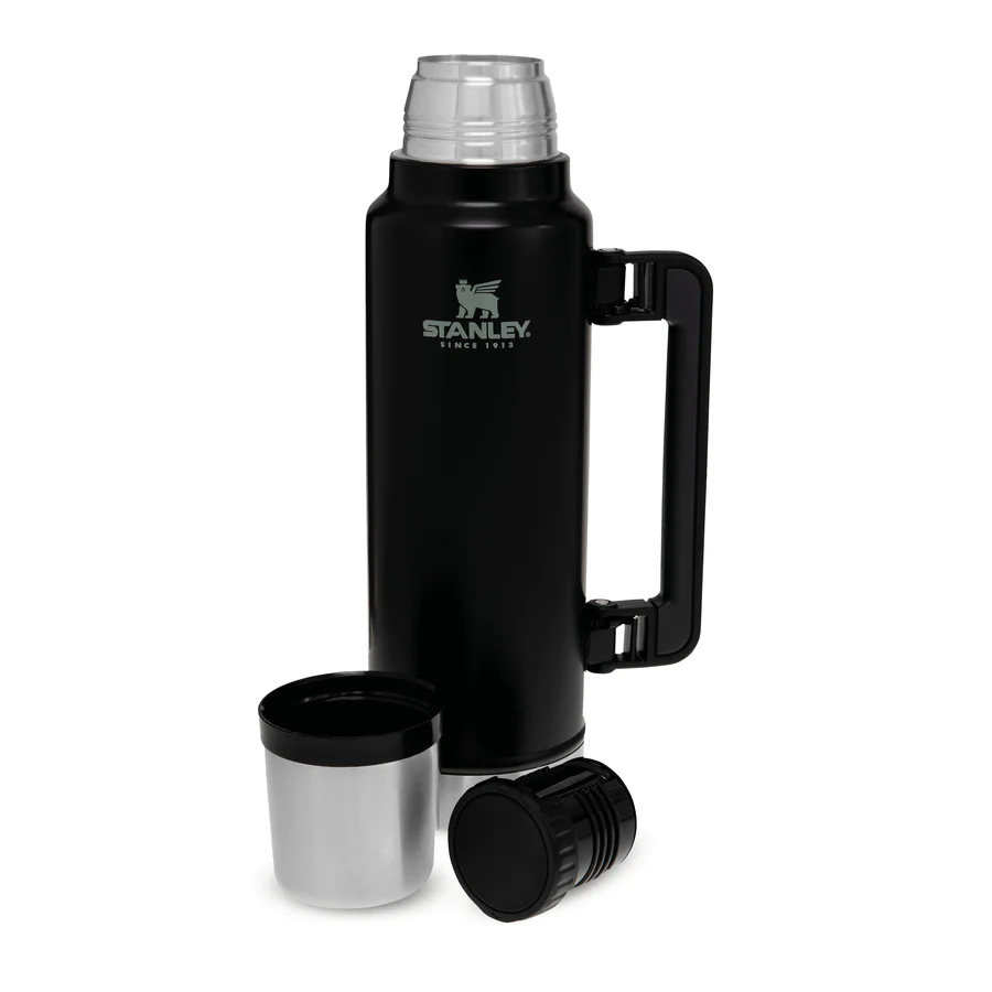 Legendary Classic Bottle Thermos 1,4L Mat Zwart