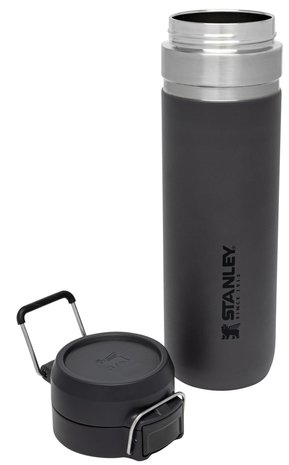 The Quick Flip Water Bottle 0.70L Charcoal