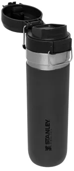 The Quick Flip Water Bottle 0.70L Charcoal