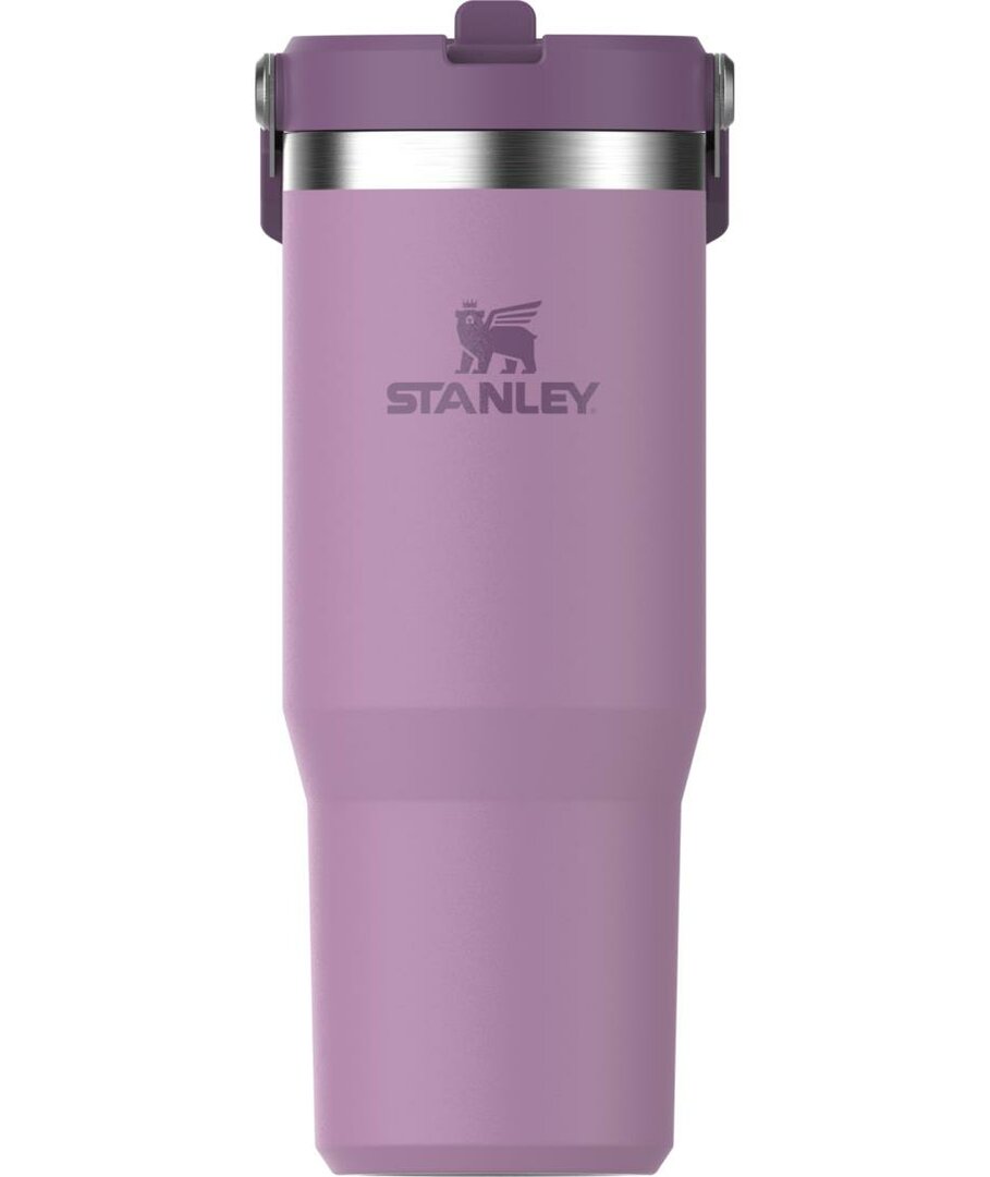 The IceFlow Flip Straw Tumbler 0.89L Lilac