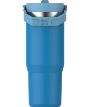 The IceFlow Flip Straw Tumbler 0.89L Azure