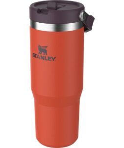 The IceFlow Flip Straw Tumbler 0.89L Tigerlily