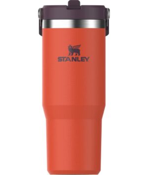 The IceFlow Flip Straw Tumbler 0.89L Tigerlily