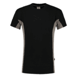 T-Shirt Bicolor Borstzak BlackGrey