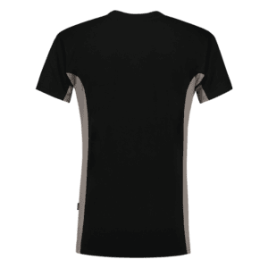 T-Shirt Bicolor Borstzak BlackGrey