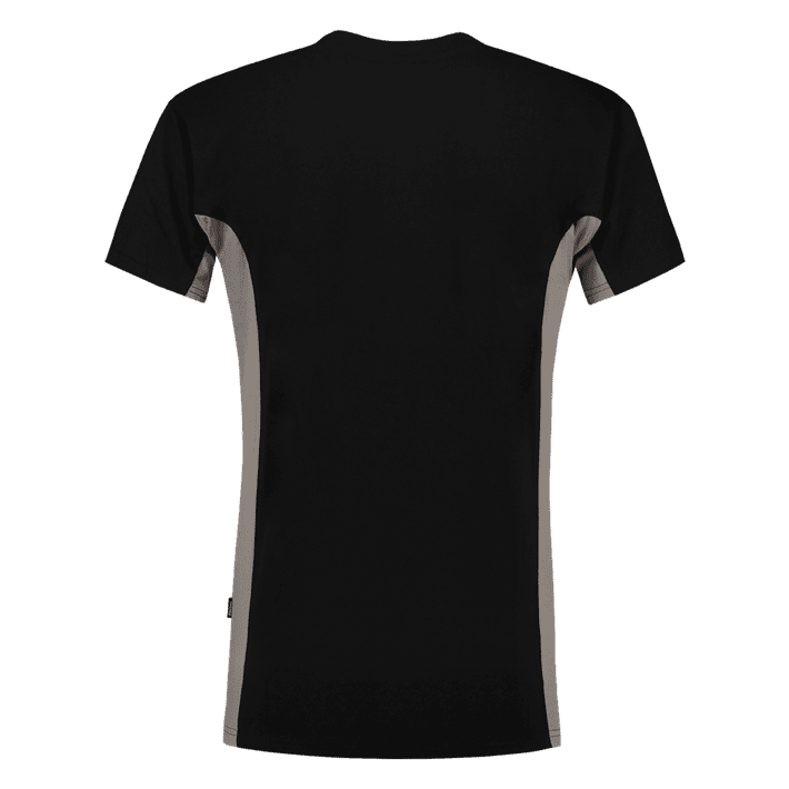 T-Shirt Bicolor Borstzak BlackGrey