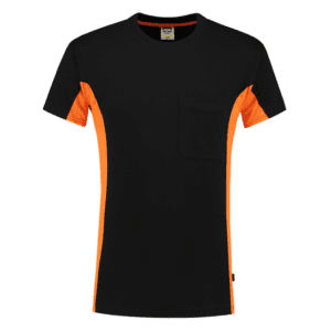 T-Shirt Bicolor Borstzak Blackoran