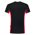T-Shirt Bicolor Borstzak NavyRed