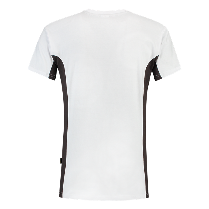 T-Shirt Bicolor Borstzak WhiteDGrey