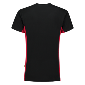 T-Shirt Bicolor Naden Blackred