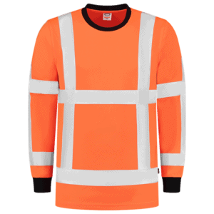 T-Shirt RWS Birdseye Lange Mouw Orange