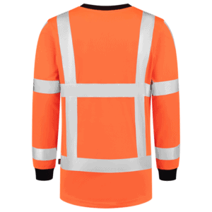 T-Shirt RWS Birdseye Lange Mouw Orange