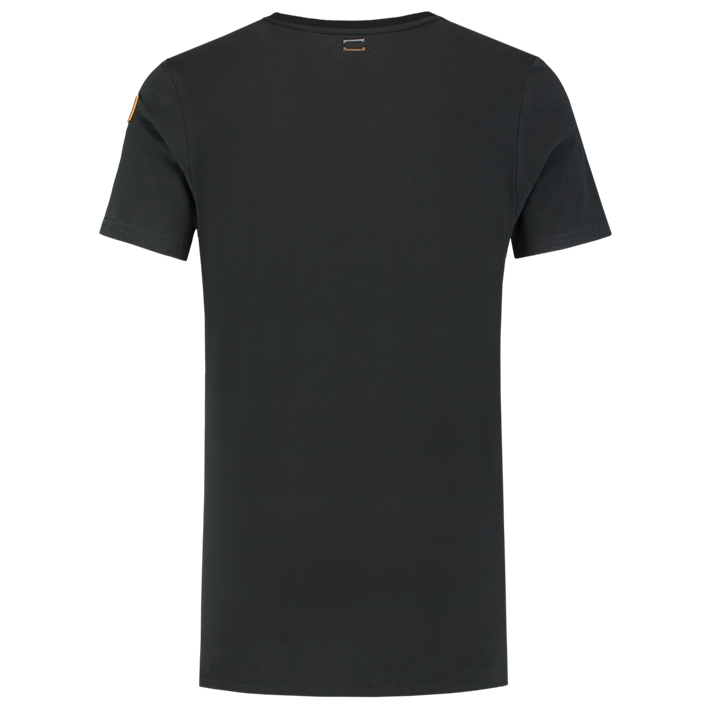 T-Shirt Premium V Hals Heren Black