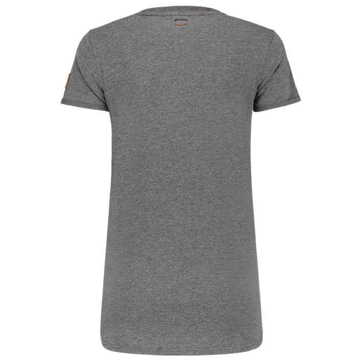 T-Shirt Premium V Hals Dames Stonemel