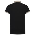Poloshirt Bicolor Fitted BlackGrey