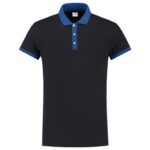 Poloshirt Bicolor Fitted Navyroyal