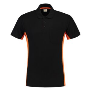 Poloshirt Bicolor Borstzak Blackoran