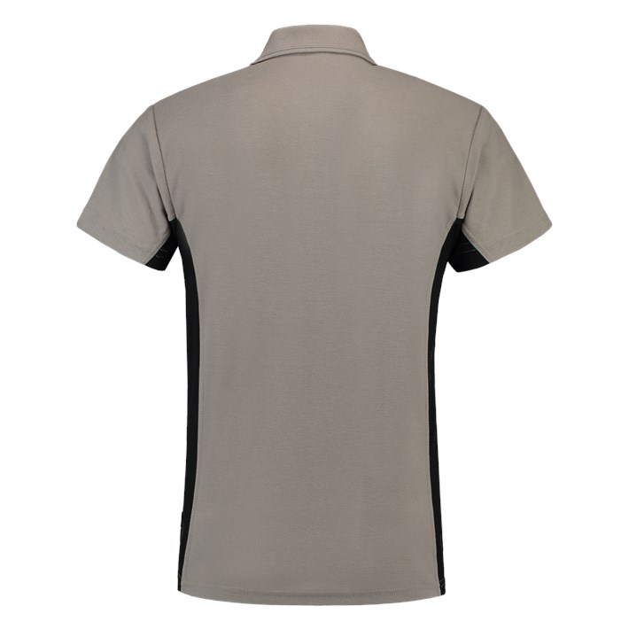 Poloshirt Bicolor Borstzak greyBlack