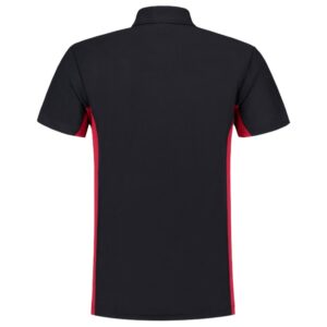 Poloshirt Bicolor Borstzak NavyRed