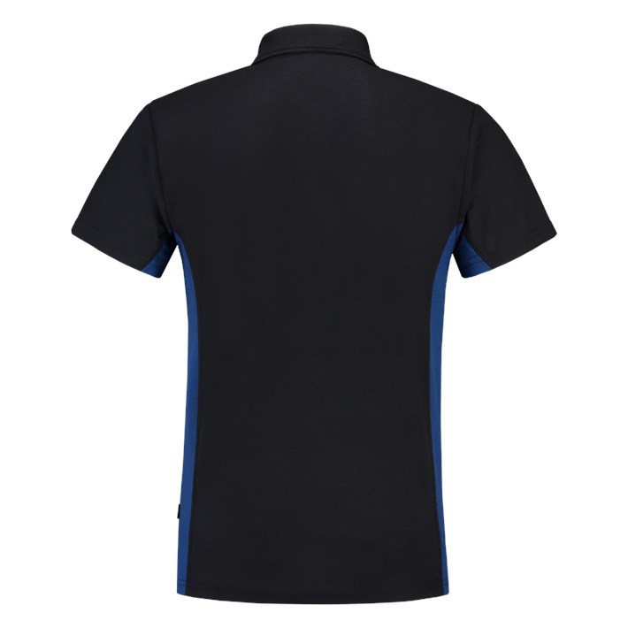 Poloshirt Bicolor Borstzak Navyroyal