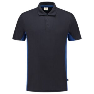Poloshirt Bicolor Navyroyal