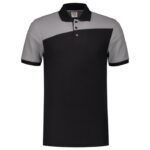 Poloshirt Bicolor Naden BlackGrey