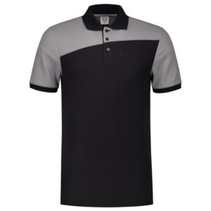 Poloshirt Bicolor Naden BlackGrey