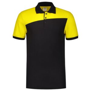 Poloshirt Bicolor Naden BlackYello