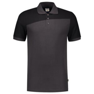 Poloshirt Bicolor Naden DgreyBlack