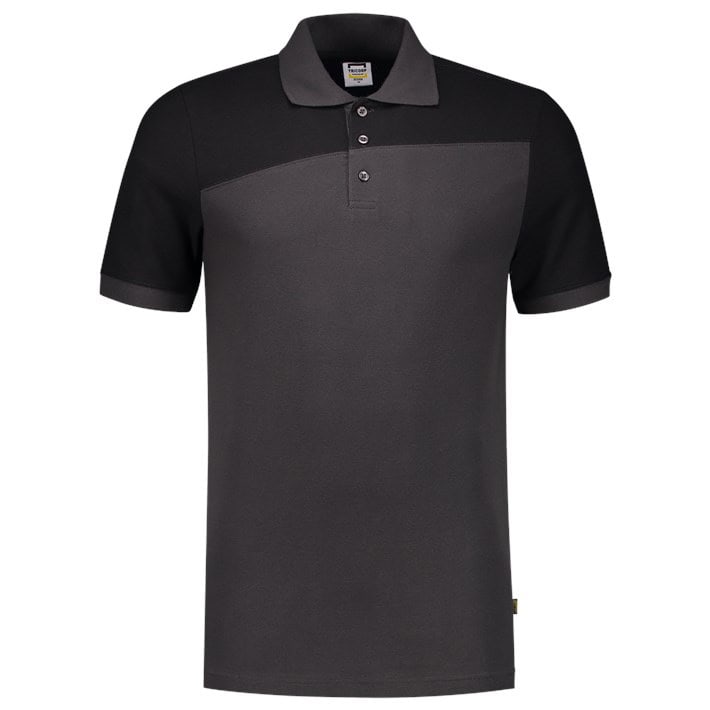 Poloshirt Bicolor Naden DgreyBlack