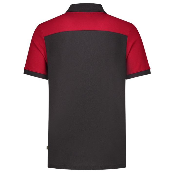 Poloshirt Bicolor Naden DgreyRed