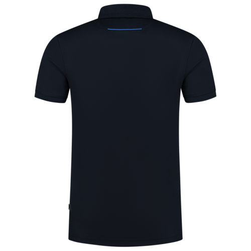 202703 Poloshirt Accent Navy/Royal Blue