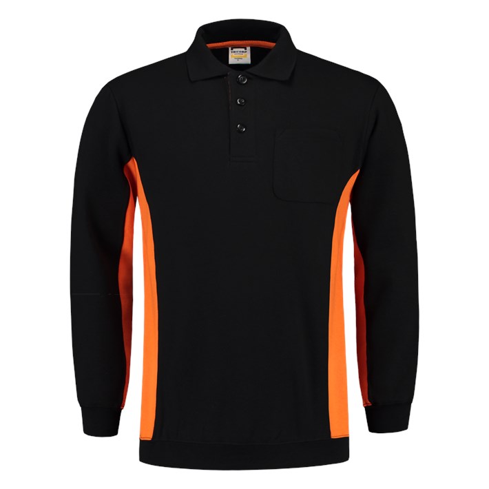 Polosweater Bicolor Borstzak Blackoran