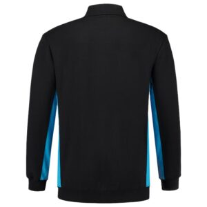 Polosweater Bicolor Borstzak Blackturq