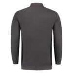 Polosweater Bicolor Borstzak DgreyBlack