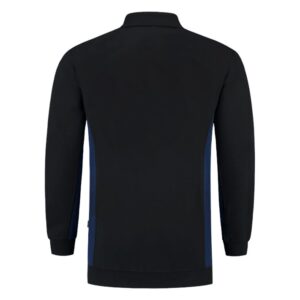 Polosweater Bicolor Borstzak Navyroyal